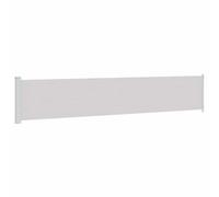 Tenda Lateral retrattile 117 x 600 cm, colore: Grigio | Schermo in poliestere, base in acciaio solido, contro vento e sole basso, funzione di ritorno automatico