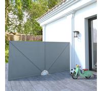 Tenda Laterale per Terrazza Pieghevole Grigio 300x150 cm