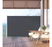 Tenda laterale retrattile, impermeabile e resistente ai raggi UV, per patio, altezza regolabile 120-170 cm, lunghezza 200-600 cm, perfetta soluzione ombreggiante all'aperto (9,15 x 2 m)