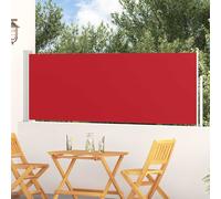 vidaXL Tenda Laterale Retrattile per Patio 100x314 cm Rossa