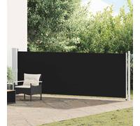 vidaXL Tenda Laterale Retrattile per Patio 140x600 cm Nera