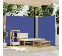 Tenda Laterale Retrattile per Patio 170x1200 cm Blu