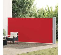 Tenda laterale retrattile per patio 170x1200 cm rossa