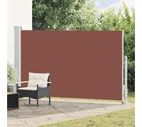 vidaXL Tenda laterale retrattile per patio 180x300 cm Marrone