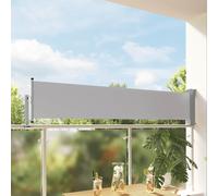 vidaXL Tenda laterale retrattile da Patio 60x300 cm Grigio