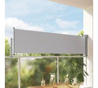 vidaXL Tenda laterale retrattile per patio – 80x300 cm – Grigia