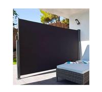 Tenda laterale retrattile - Recinzione in alluminio per la privacy esterna con comoda maniglia, divisore per la privacy per patio, balcone, terrazza