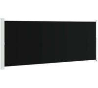 Tenda Laterale Retrattile - Schermo Frangivento per La Privacy di Patio, Balcone E Giardino - Soluzione Moderna per Vivere Allaperto - Resistente Ai Raggi UV E Facile da Black 78.7 x 196.9 in