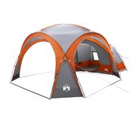 Tenda Laterale Verde Esercito 410 x 410 x 250 cm Poliestere Acciaio