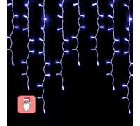 Tenda LED 228 Luci Bianco Freddo 3x0,9 m Prolungabile IP44 - Nataluna