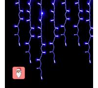 Tenda LED 228 Luci Blu 3x0,9 Metri IP44 prolungabile - Nataluna