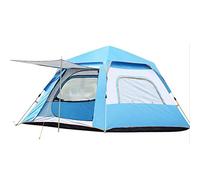 Tenda Leggera Esterna Portatile a Doppio Strato per 5-6 Persone, Pop-up Tenda Waterproof Sun Shade Anti UV per la Spiaggia/Escursioni/Zaino in Spalla/Pesca istantanea 4 Stagioni Shelter