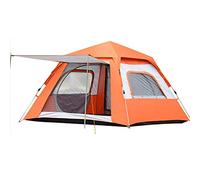 Tenda Leggera Esterna Portatile a Doppio Strato per 5-6 Persone, Pop-up Tenda Waterproof Sun Shade Anti UV per la Spiaggia/Escursioni/Zaino in Spalla/Pesca istantanea 4 Stagioni Shelter