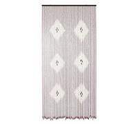 VERDELOOK Tenda in corallini di Legno per Interno ed Esterno, 100x220 cm, Marrone, Fili 66