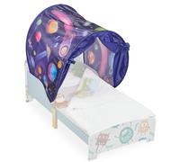 Relaxdays Tenda da Letto per Bambini, 220 x 79 cm, Cupola da Gioco, Funzione Pop-Up, Rifugio per la Cameretta, Universo, Poliestere