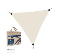 Tenda Lifetime Crema Triangolare 3,6 x 3,6 x 3,6 m