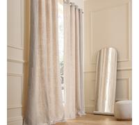 Tenda lino lavato foderato, con occhielli, Private Beige 140 x 220 cm