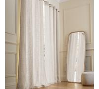 Tenda lino lavato foderato, con occhielli, Private Beige 140 x 350 cm