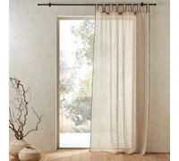 Tenda lino Tazina Beige 140 x 260 cm
