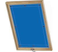 Tenda Lucernario 48x78cm Oscurante, Protezione Dal Sole, Lucernario Da Tetto Tenda A Rullo Esterno per Finestre Roto Protezione Solare Riduzione Calore -Blu