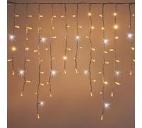 Tenda Luci di Natale 228 Maxi LED Bianco Caldo e Freddo 3 mt