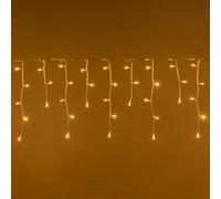 Tenda Luci Snow Light Nevicata 200 Led Bianco Caldo Ø5mm 4m+600xh40cm Natale [EEK: Conforme]