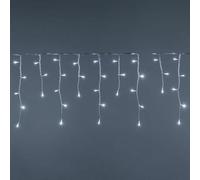 Tenda Luci Snow Light Nevicata 200 Led Bianco Freddo Ø5mm 4m+600xh40cm Natale [EEK: Conforme]