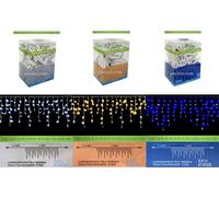 TENDA Luminosa 120 LED 3mt x 30-70-40-60 cm Luce di NATALE Prolungabile IP65