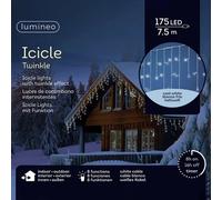 LUCI DI NATALE A TENDA 175 LED BIANCO FREDDO