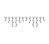 Tenda Luminosa LED EDM 71482 Icicle Easy-Connect 100 W 0,72 W 200 x 50 cm