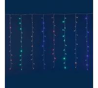 Tenda luminosa MULTICOLOR 132 Led - 200 x h 1m - con GIOCHI digital AUTOMATICI