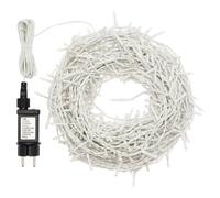 Tenda luminosa Natale Bianco 1000 luci - LED Bianco freddo (10 + 4 mt) 8 Giochi