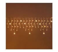 Tenda luminosa Natale Bianco 114 luci - MAXILED Bianco caldo (3 + 1,05 mt) Giuntabile 1 Gioco di luce IP67 44180