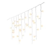 Tenda luminosa Natale Bianco 180 luci - LED Bianco caldo (4,8 + 5 mt) Giuntabil