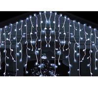 Tenda Luminosa Natalizia 3 M 94 LED Bianco Freddo Cascata Luminosa Prolungabile