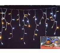 Tenda Luminosa Natalizia 5mtx70x30cm flash bianco/CALDO/ prolungabile 150led