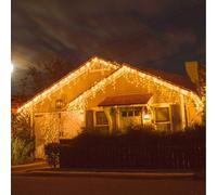 Tenda Luminosa Natalizia 96 LED Luce Bianco Caldo 3 METRI Esterno Luci Cavo 5 mt [EEK: A+]