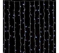 Tenda Luminosa Natalizia NATALE LUCI 10mx60cm 300led PROLUNGABILE esterno/intern