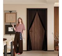 Tenda Magnetica 140 x 240 cm 2×Più Resistente Del Modello Classico, Stop Zanzare, Chiusura Automatica, Superiore Aumentato Zanzariera con Calamita per Casa Cortile, Nero
