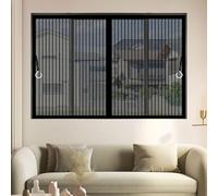 Tenda Magnetica 55 x 125 cm Anti-Zanzare Anti-Mosche, Zanzariere Magnetiche Apertura e Chiusura Silenziosa, Varie Taglie per Porta Finestra Balcone Soggiorno, Nero