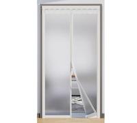 Tenda magnetica isolante per porta, copertura isolante opaca, durevole e resistente all'usura, design a strisce magnetiche complete, ideale per estate e inverno