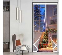 Tenda Magnetica Isolante Termica 305 x 130 cm Chiusura Automatica, Impermeabile Contro Freddo Antipolvere Magnetica Tenda Termica Isolante Freddo per Soggiorno, Balcone, A