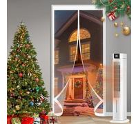 Tenda Magnetica Isolante Termica 85 x 100 cm Protezione Dal Freddo Antivento Insonorizzata, Isolamento Termico Zanzariera Magnetica, Tenda Oscurante per Cantina, Balcone, A