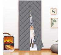 Tenda Magnetica Isolante Termica per Porte 65x190cm, Oxford Rinforzato con Magneti Potenti, Tenda Termica Isolante Freddo e Caldo, Per Interni/Esterni - Impermeabile, Antivento