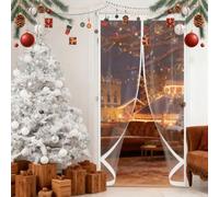 Tenda Magnetica Isolante Termica per Porte 75 x 90 cm Trasparente, Impermeabile, Insonorizzazione, Protezione Dal Freddo Tenda for Porta Magnetica per Cantina, Balcone, A