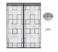 Tenda Magnetica per Isolamento Termico, Porta con Zanzariera Magnetica Eva, Chiusura Automatica, Tenda per Isolamento Termico per Aria Condizionata(90 * 210cm)