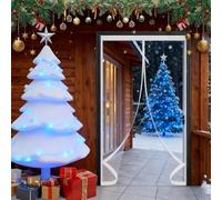 Tenda Magnetica Termoisolante 104 x 210 cm Chiusura Automatica, Impermeabile Contro Freddo Antipolvere Isolata Zanzariera Tenda Della Porta per Soggiorno, Balcone, A