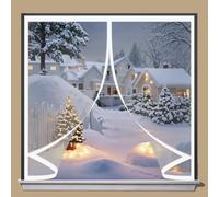 Tenda Magnetica Termoisolante 75 x 125 cm Trasparente, Impermeabile, Insonorizzazione, Protezione Dal Freddo Tenda for Magnetica Adatto a Tutti I Tipi di Finestre, A