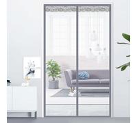 Tenda magnetica trasparente isolante termica per porte, resistente al freddo, per ingresso, camera da letto e soggiorno con aria condizionata, 160 x 220 cm