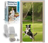 Tenda magnetica, varie misure e colori, qualità premium, resistente e durevole, beige, IHLSMS3683BE